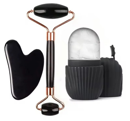 Roller + Gua Sha Set