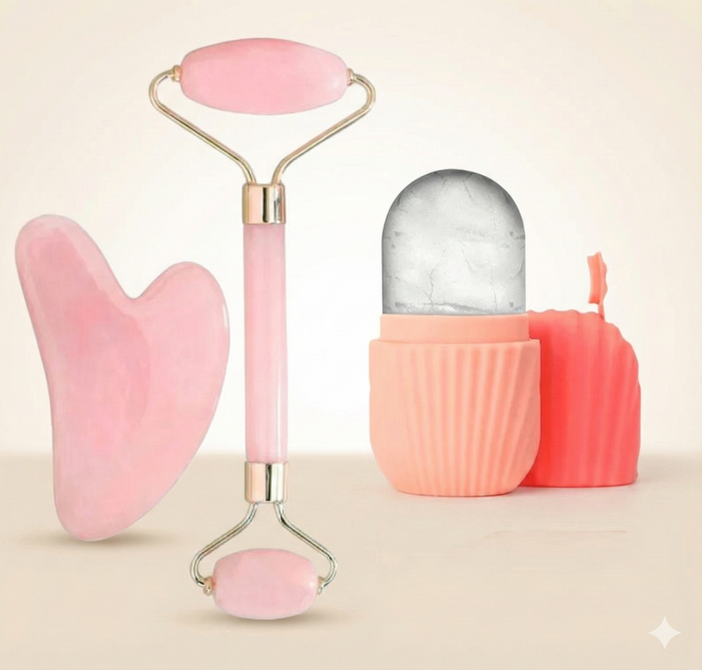 Roller + Gua Sha Set
